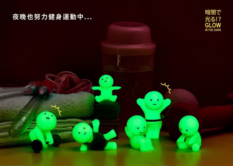 Smiski 不可思議的夜光精靈 健身俱樂部(三入隨機款)
