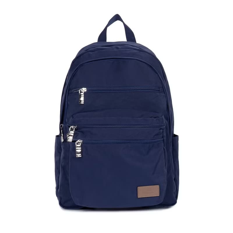 後背包-風旅雙拉鍊防潑水後背包-6003-2-多色任選