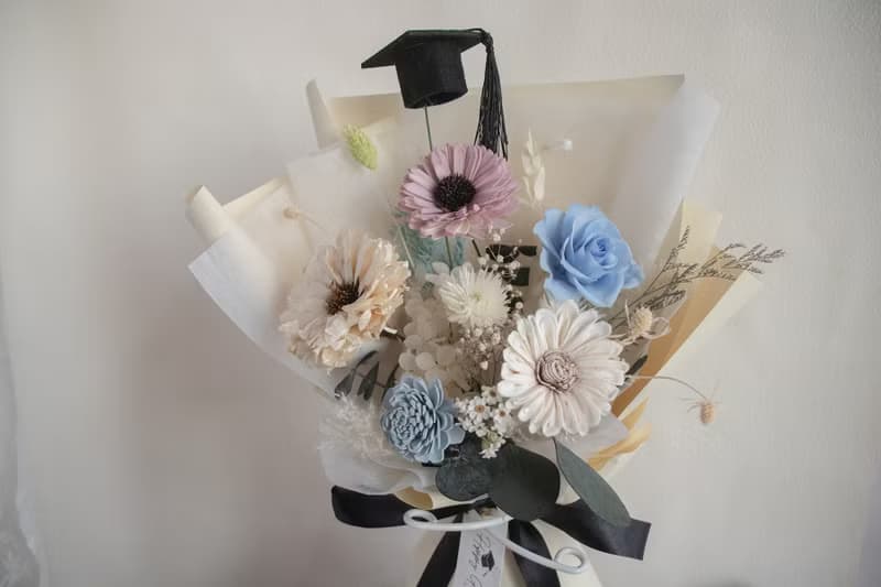 熱銷款 畢業花束 小清新畢業花束 擴香花束 共三種尺寸