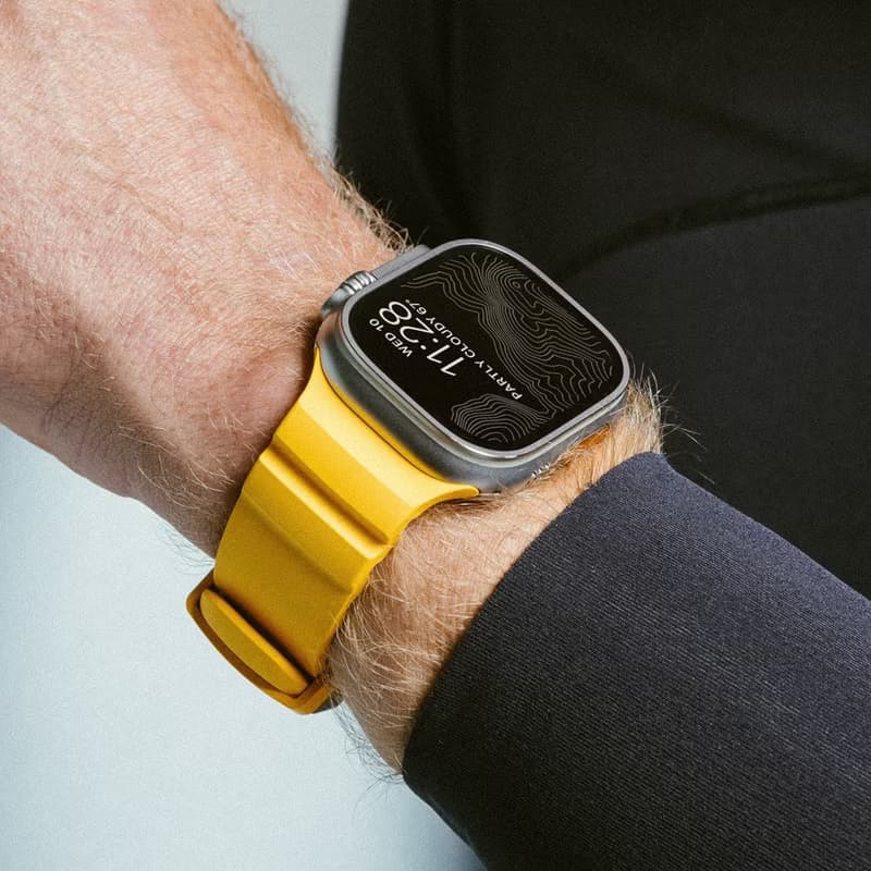 【美國NOMAD】 Apple Watch專用硬悍FKM橡膠錶帶  49/46/45/44