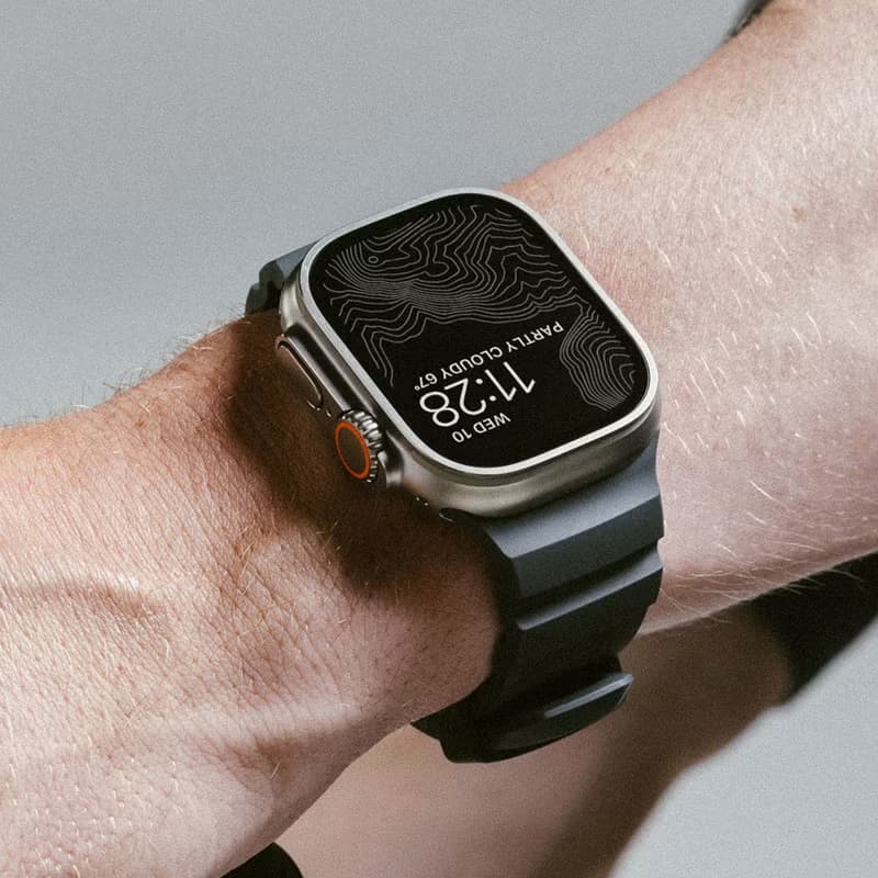 【美國NOMAD】 Apple Watch專用硬悍FKM橡膠錶帶  49/46/45/44