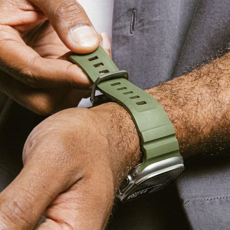 【美國NOMAD】 Apple Watch專用硬悍FKM橡膠錶帶  49/46/45/44