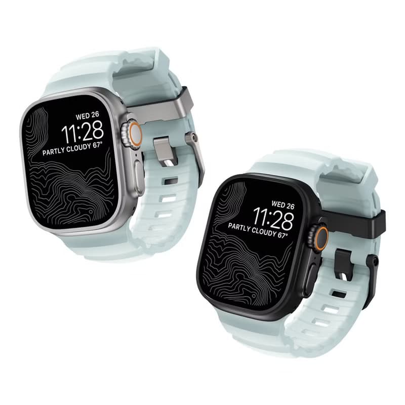 【美國NOMAD】 Apple Watch專用硬悍FKM橡膠錶帶  49/46/45/44