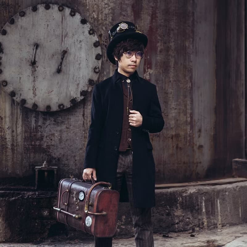 蒸汽朋克 道具 復古 行李箱 木箱 手提箱 旅行箱子