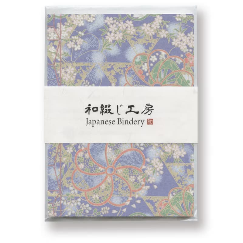 日本裝訂筆記本　手工製作　友禪日本紙　公平貿易紙