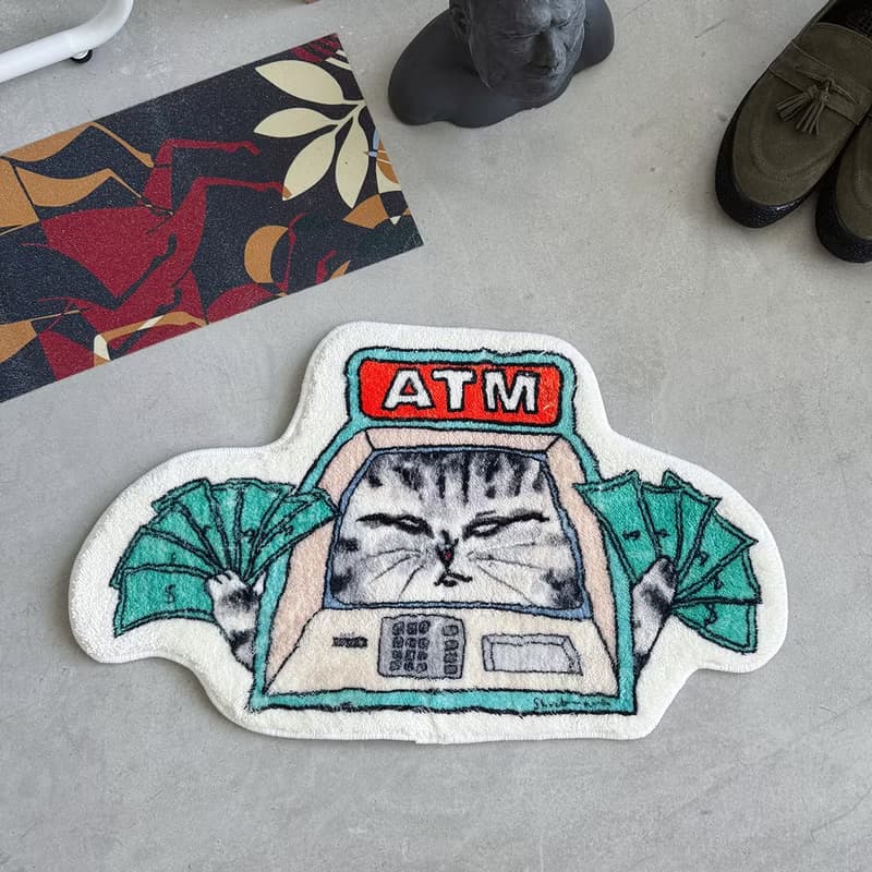 貓貓ATM 長毛地毯 地墊