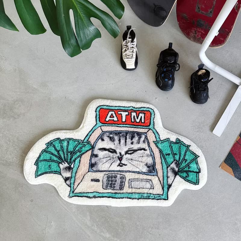 貓貓ATM 長毛地毯 地墊
