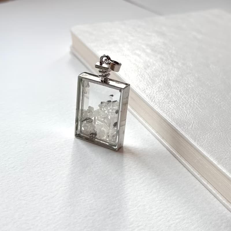 【辟邪化凶 防小人】黑髮晶碎片盒子項鏈 領導 創造力親和力去病