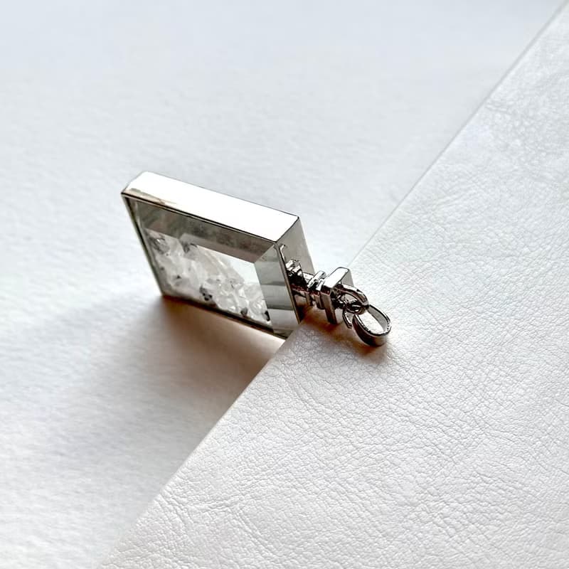 【辟邪化凶 防小人】黑髮晶碎片盒子項鏈 領導 創造力親和力去病