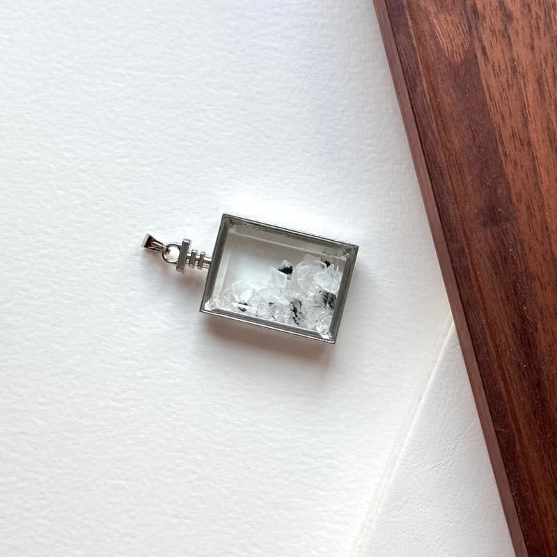 【辟邪化凶 防小人】黑髮晶碎片盒子項鏈 領導 創造力親和力去病