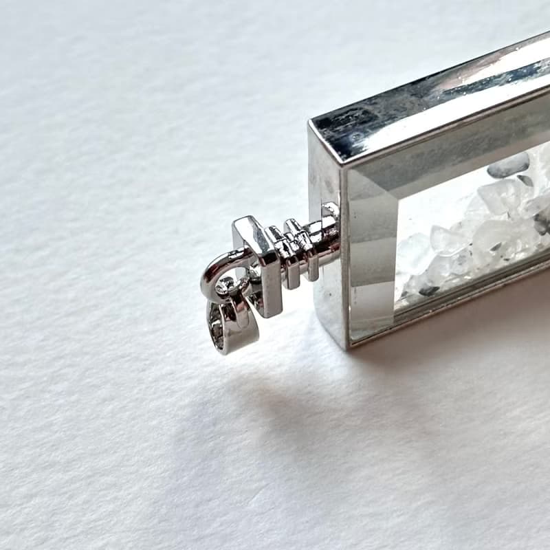 【辟邪化凶 防小人】黑髮晶碎片盒子項鏈 領導 創造力親和力去病