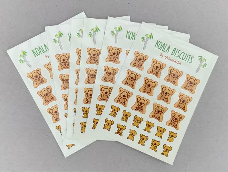 小熊餅乾貼紙