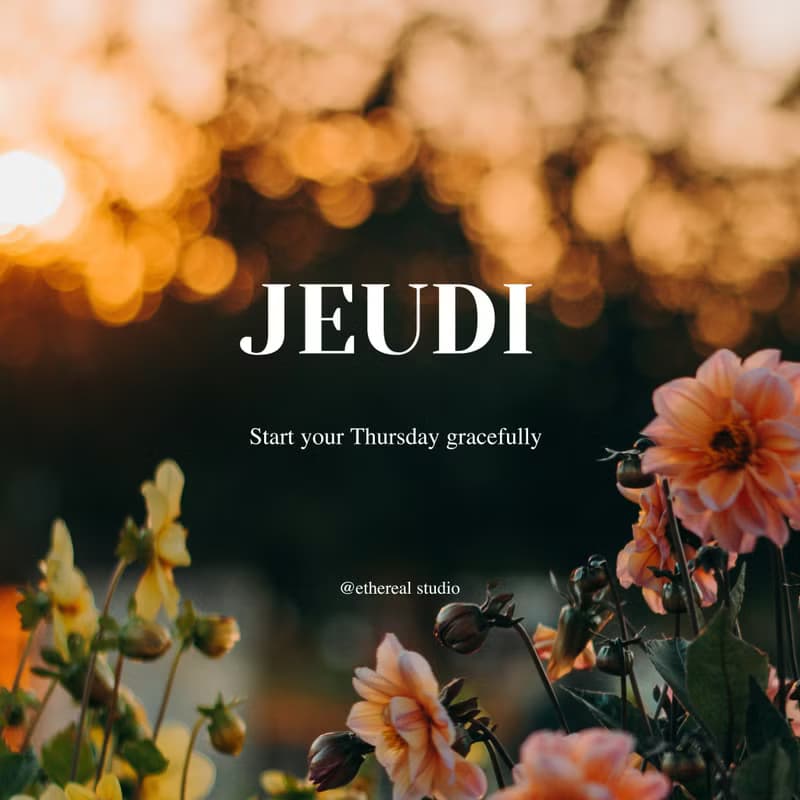 JEUDI - Eau De Parfum 30ml