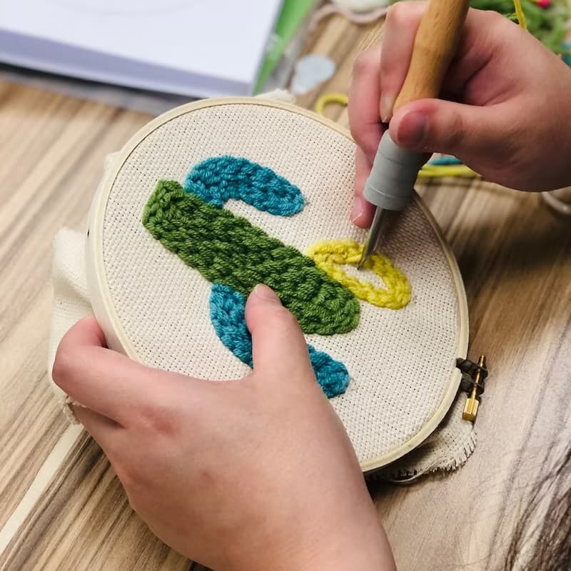 【DIY】俄羅斯刺繡. 可愛仙人掌材料包+教學影片