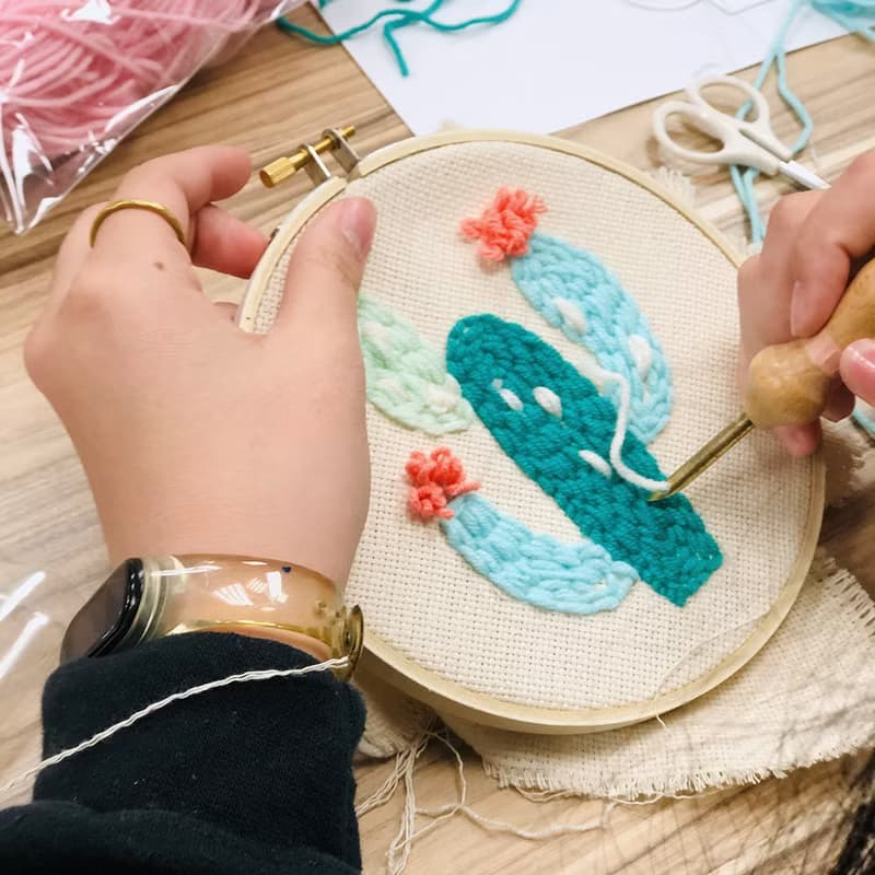 【DIY】俄羅斯刺繡. 可愛仙人掌材料包+教學影片