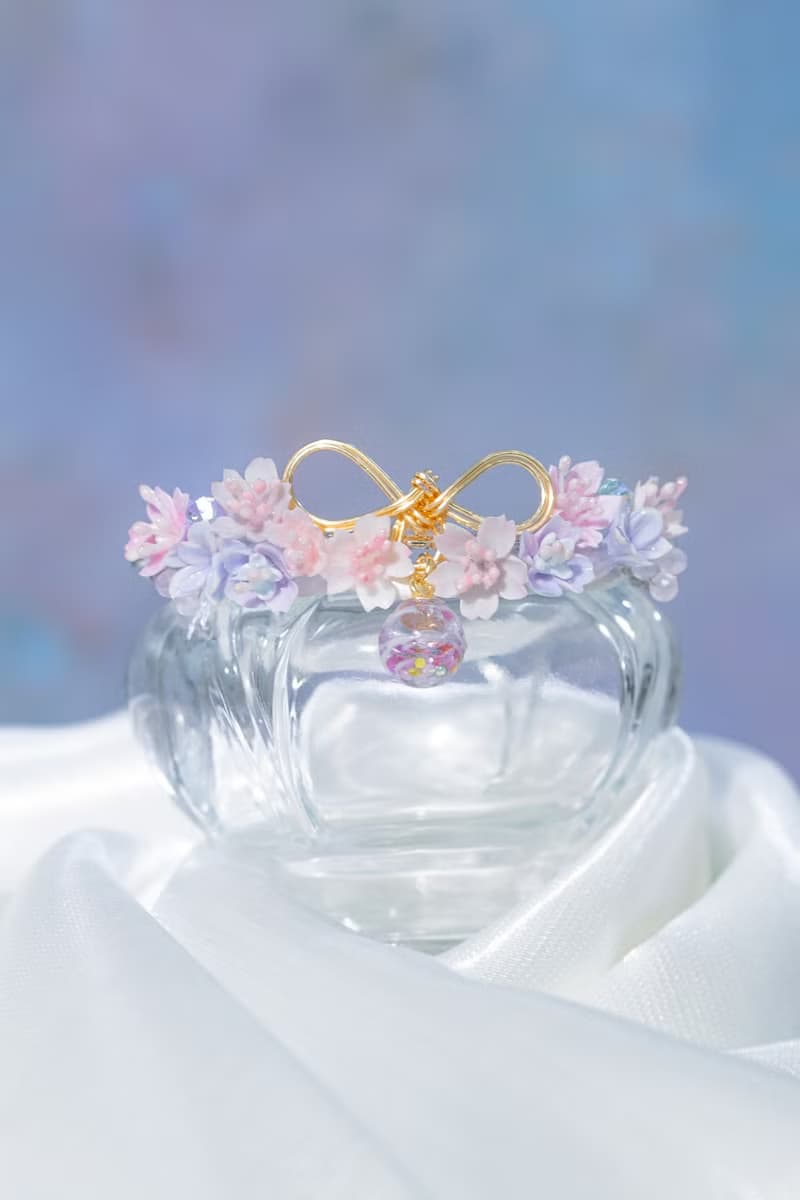 小團圓繩結花束鍍14K金手鐲