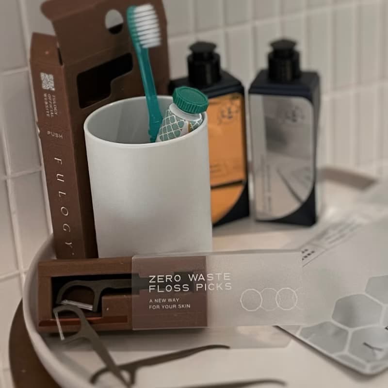 Fulogy | 減塑100%環保牙線棒 50/入 臺灣製造 孕婦安心
