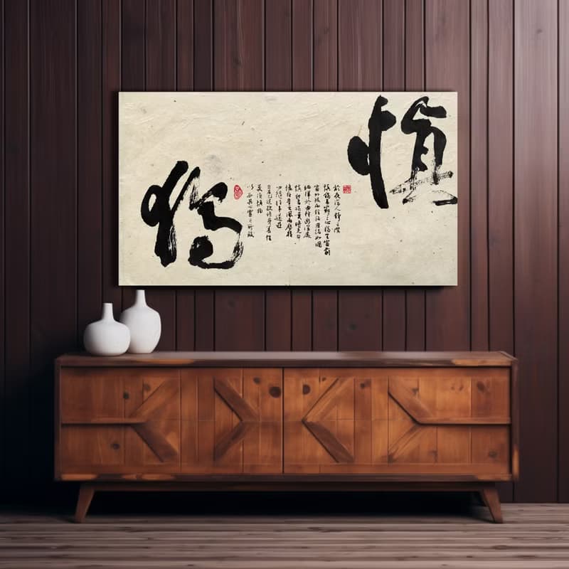 書法-無框畫 | 喬遷禮物 | 開店 | 民宿佈置 | 搬新家 | 裝飾畫