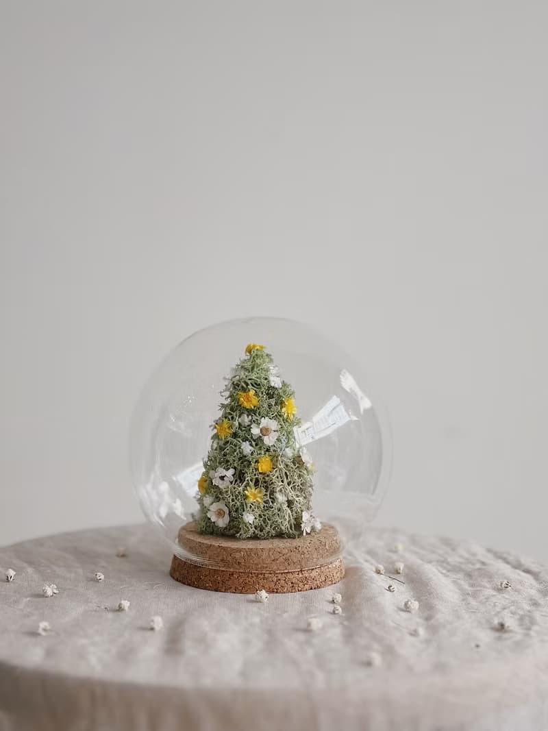 【永生玫瑰花玻璃球】• 情人節禮物/生日禮物/永生花/永生玫瑰花