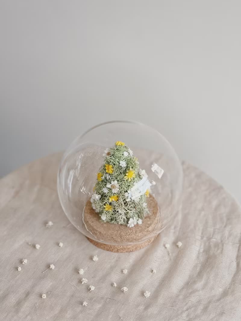 【永生玫瑰花玻璃球】• 情人節禮物/生日禮物/永生花/永生玫瑰花