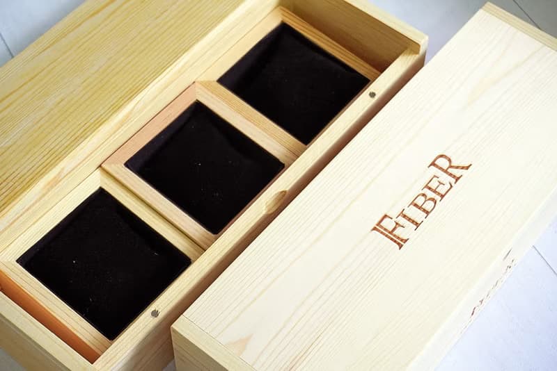 FIBER 活動式木製手錶收納盒 (3入組)