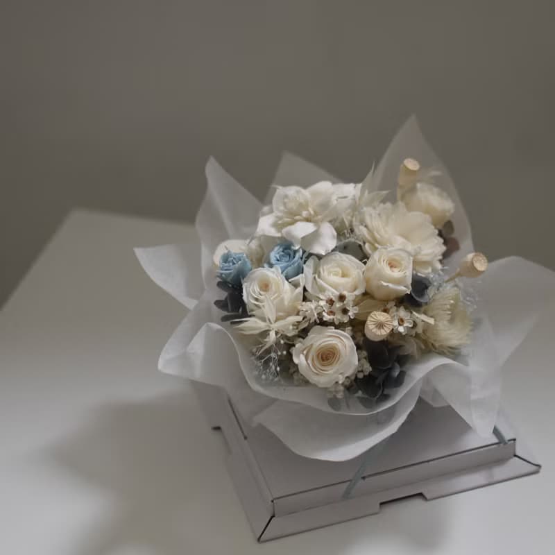 /蛋糕花禮/蛋糕花 生日 送禮 乾燥花 玫瑰花 畢業 求婚 教師節