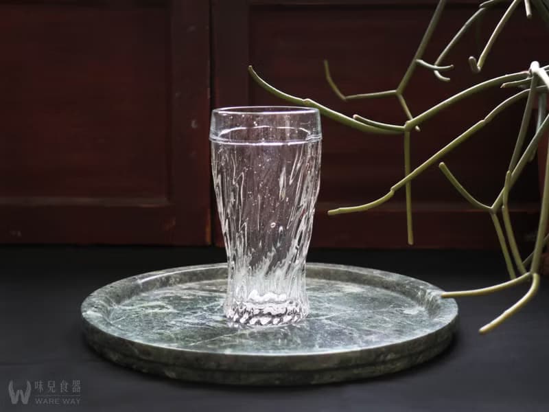 早期冰果室－果汁杯、聖代杯 (餐具/老件/舊物/玻璃/切割/螺旋)
