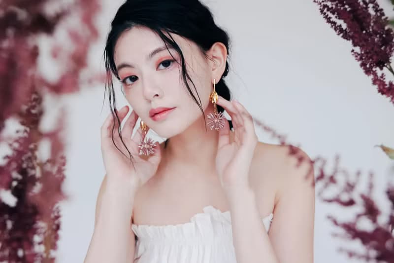 COR-DATE / 蒲公英飛揚耳環 / 紫