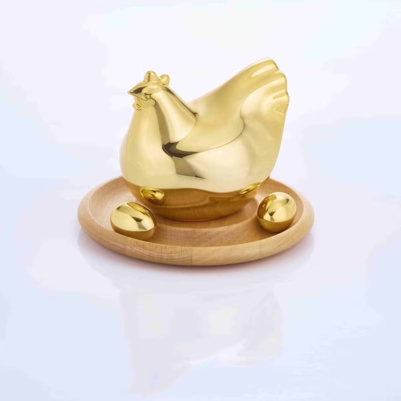 【招財招好運必備】亮面款 金雞母組(招財金)