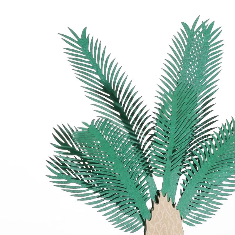 【立體植物貼紙】 琉球蘇鐵 (605012) FingerART紙雕紙藝術