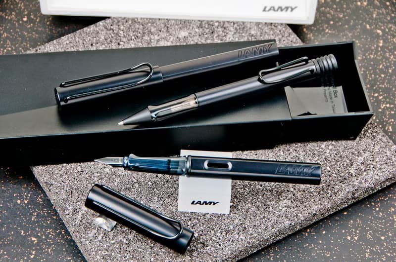 【雷雕免費刻字】LAMY 鋼筆+筆袋禮盒 / AL star 恆星 - 霧光黑