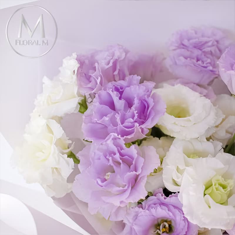 夢幻歐若拉公主桔梗鮮花花束