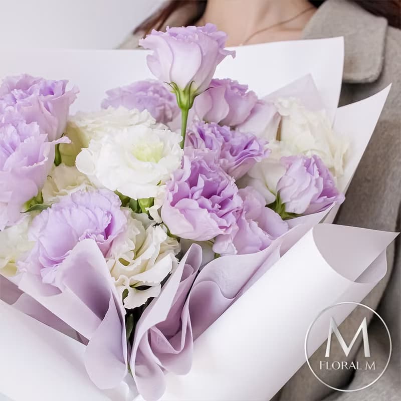 夢幻歐若拉公主桔梗鮮花花束