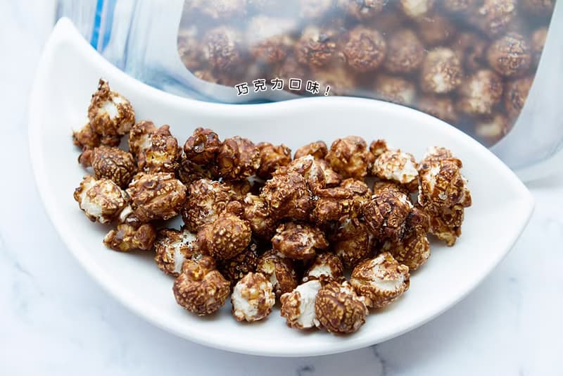 Stay Home解饞零食 爆米花60g入-藍色梅森瓶造型夾鏈袋裝 下午茶