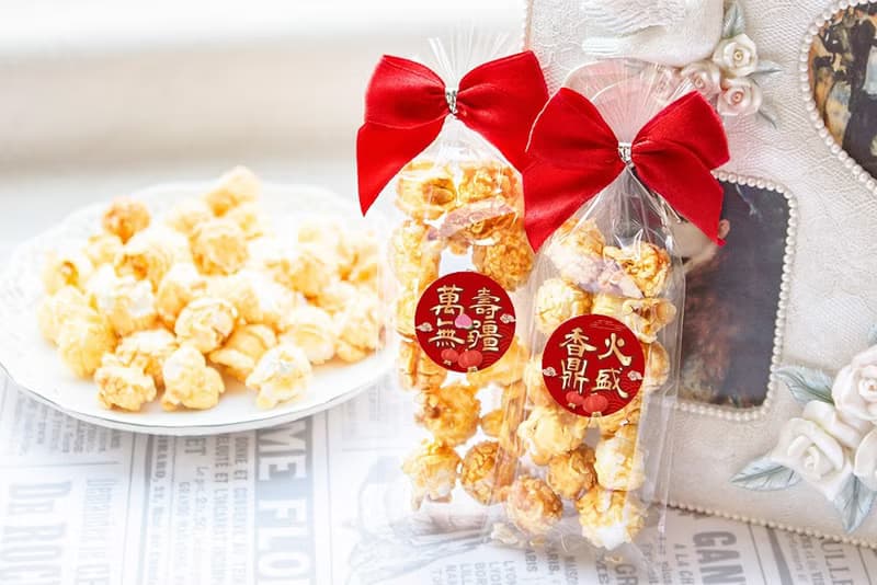 Q版神明祝壽 輕巧包爆米花 (焦糖/巧克力2口味可挑) 需依日期預訂