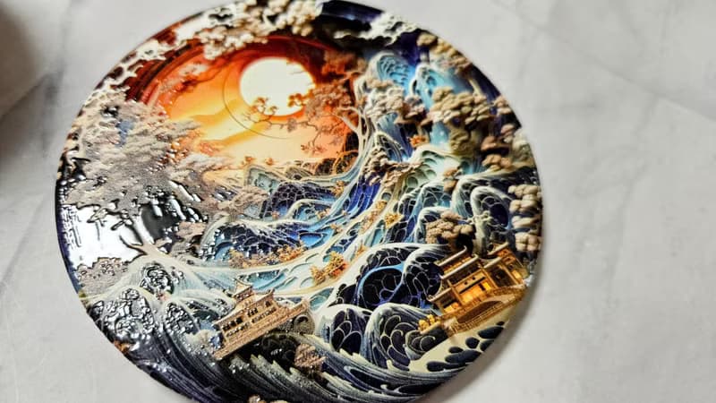 魔幻東方仙境-吸水陶瓷杯墊