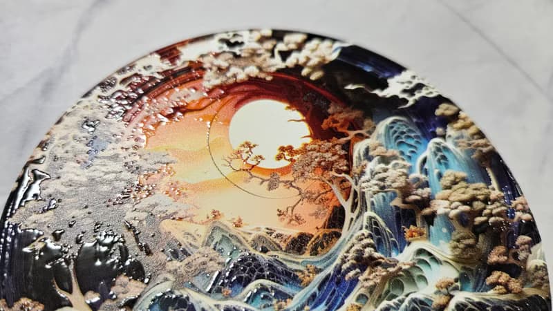 魔幻東方仙境-吸水陶瓷杯墊