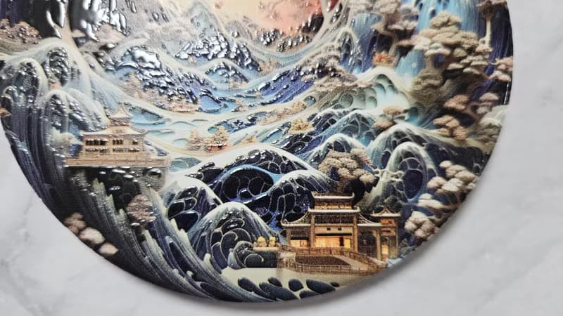 魔幻東方仙境-吸水陶瓷杯墊