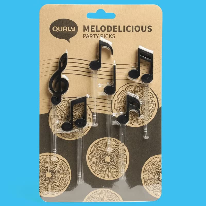 QUALY 音符果叉(6入)