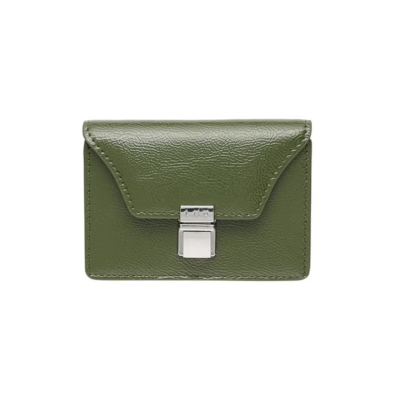 Modic Buckle 3 Layer Accordion Card Wallet Khaki