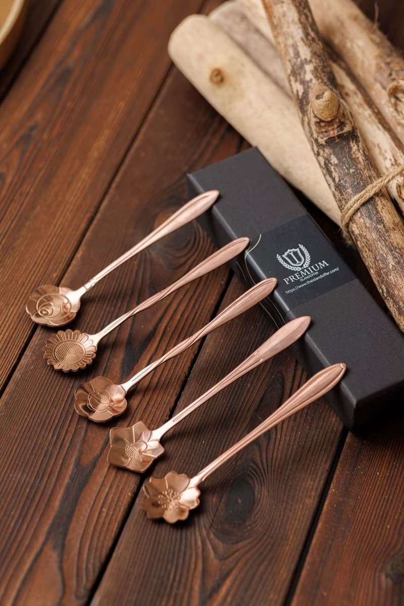 Islandoffer 島嶼製作 不鏽鋼餐具創意花咖啡匙