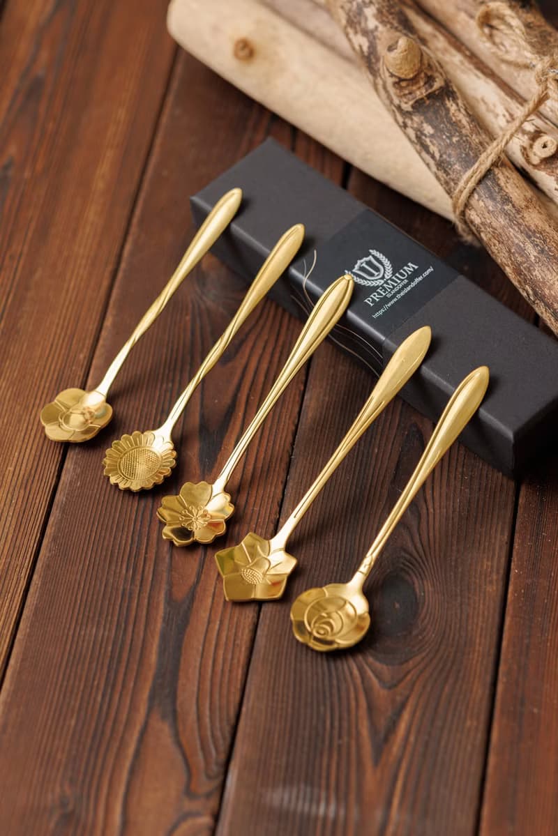 Islandoffer 島嶼製作 不鏽鋼餐具創意花咖啡匙