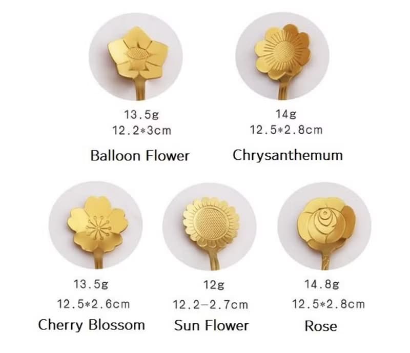 Islandoffer 島嶼製作 不鏽鋼餐具創意花咖啡匙