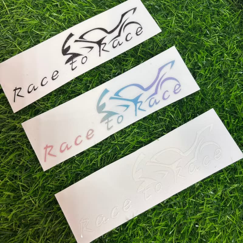 Race to Race 車貼 水晶貼紙 水晶標 立體防水貼紙