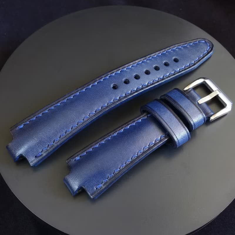 藍色表帶 適用於 Bvlgari Diagono Bulgari Aluminium Magnesium