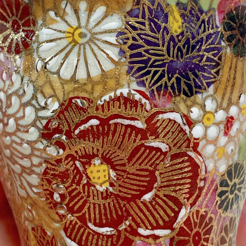 【九谷燒金花詰】色變對杯
