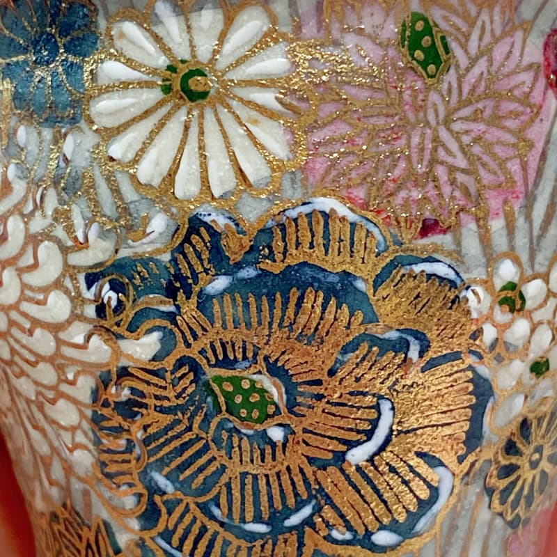【九谷燒金花詰】色變對杯
