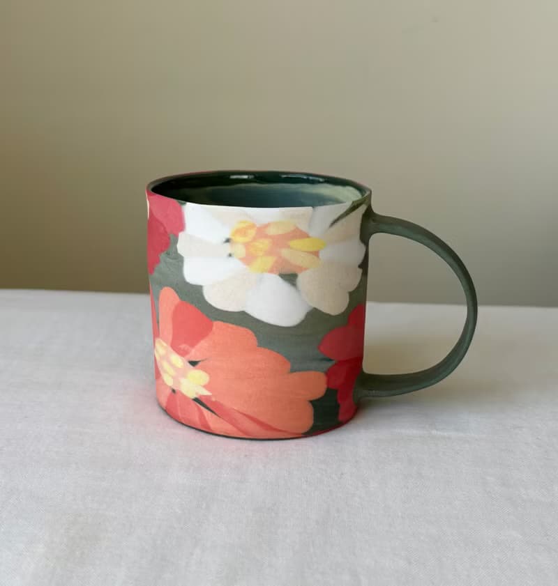 大理花咖啡杯