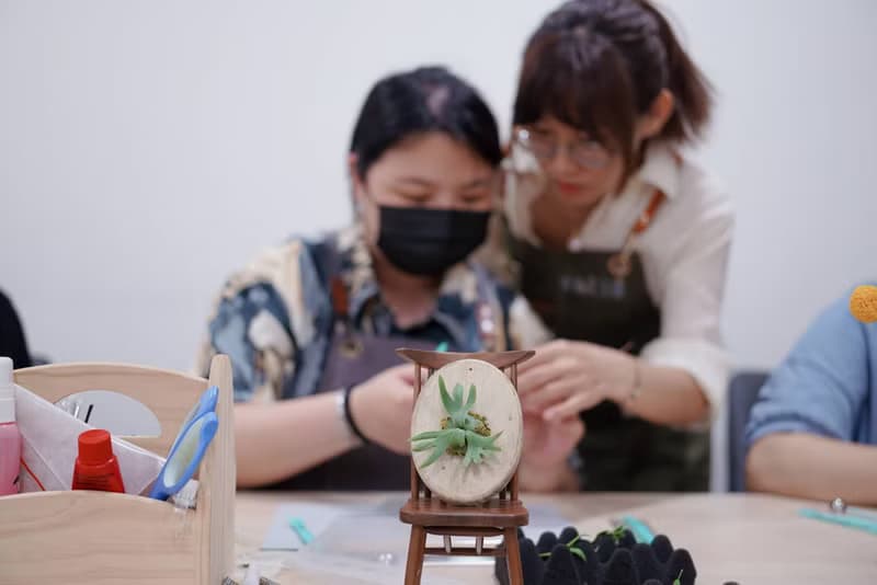 【體驗】【台南安平】仿真野生鹿角蕨【樹脂黏土手作體驗】