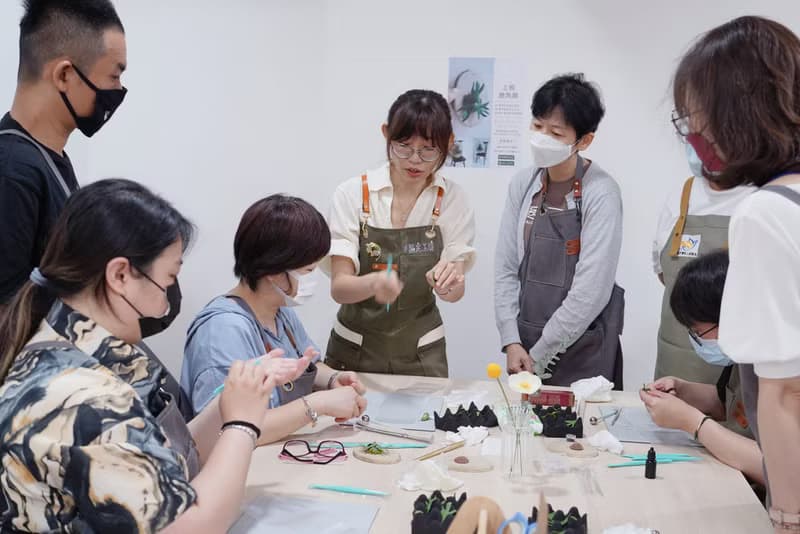 【體驗】【台南安平】仿真野生鹿角蕨【樹脂黏土手作體驗】